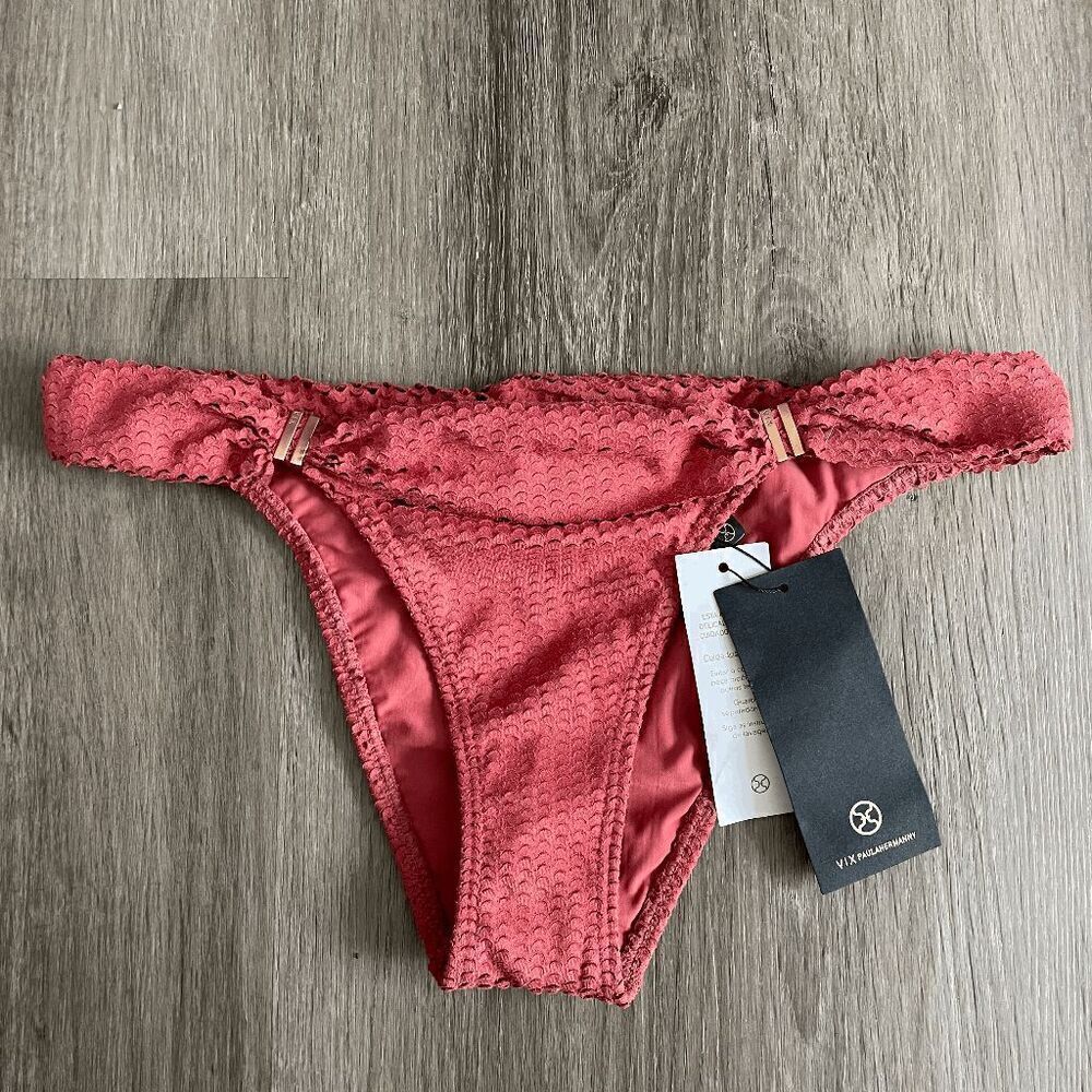NWT ViX  Scales Bia Tube Bottom in Paprika red Medium​​​​​